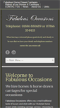 Mobile Screenshot of fabulous-occasions.co.uk